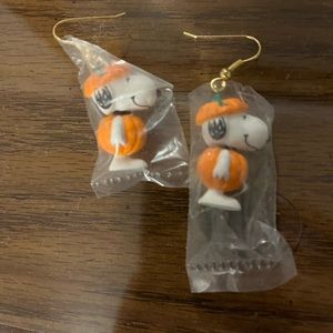Snoopy Halloween Earrings